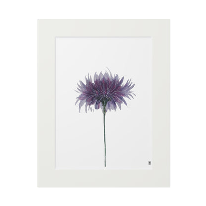 Fine Art Print (Cardboard Frame) - No. 268 - Purple Flower