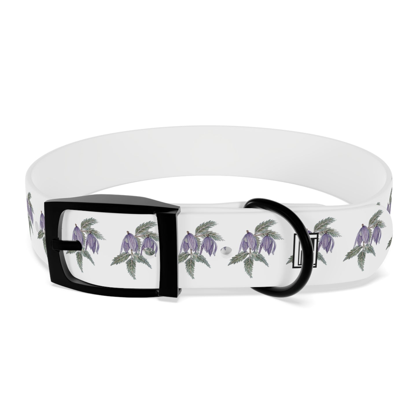 Dog Collar - No. 270 - Purple Drop Flowers