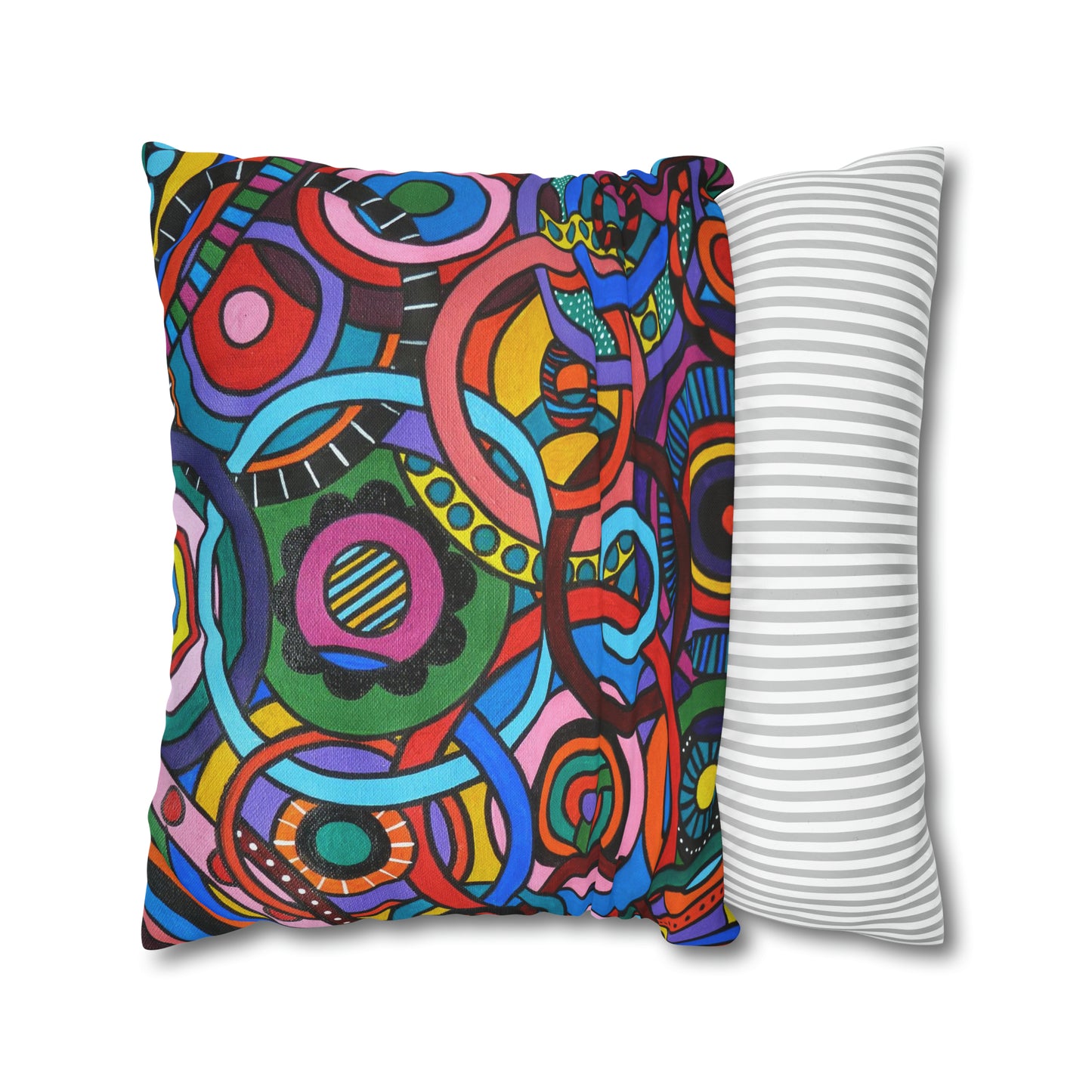 Cushion Pillow Case - No. 221 A - 'Interlinked'