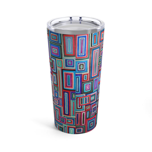 Tumbler 20oz - No. 311 - Village - By Irish Artist Fiona de Lacy