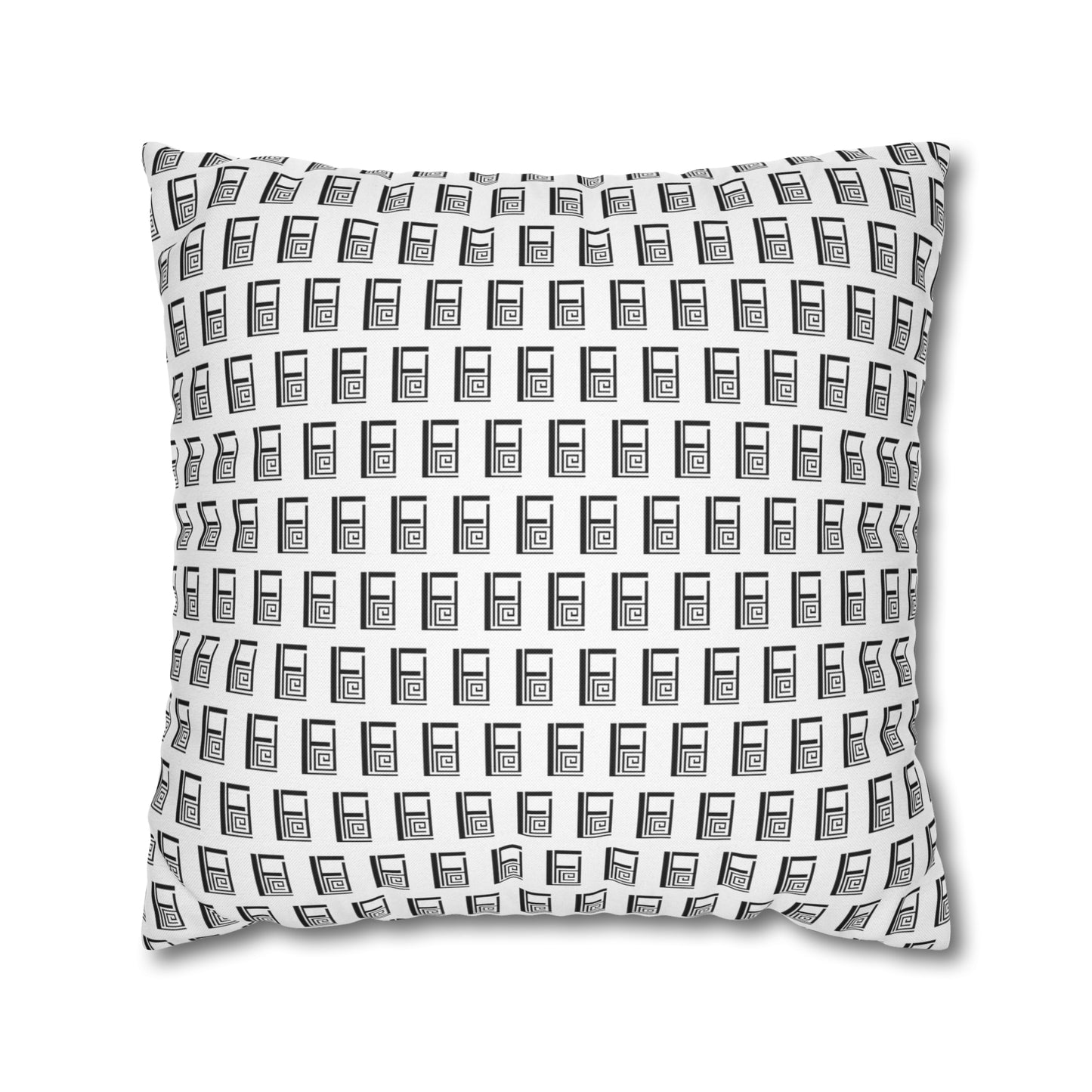 Cushion Pillow Case - No. 000WE - Logo on White