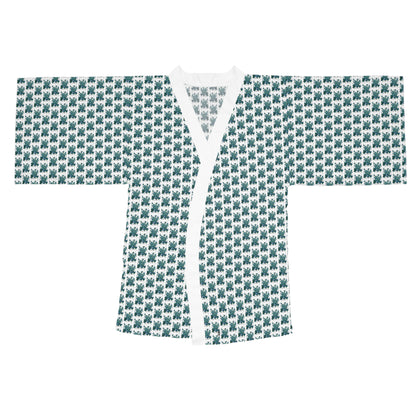 Long Sleeve Kimono Robe - No. 146 - 'Bird of Paradise'