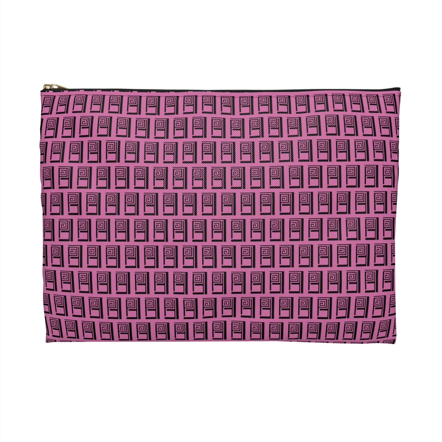 Make Up Bag - No. 000 - Black Logo on Pink