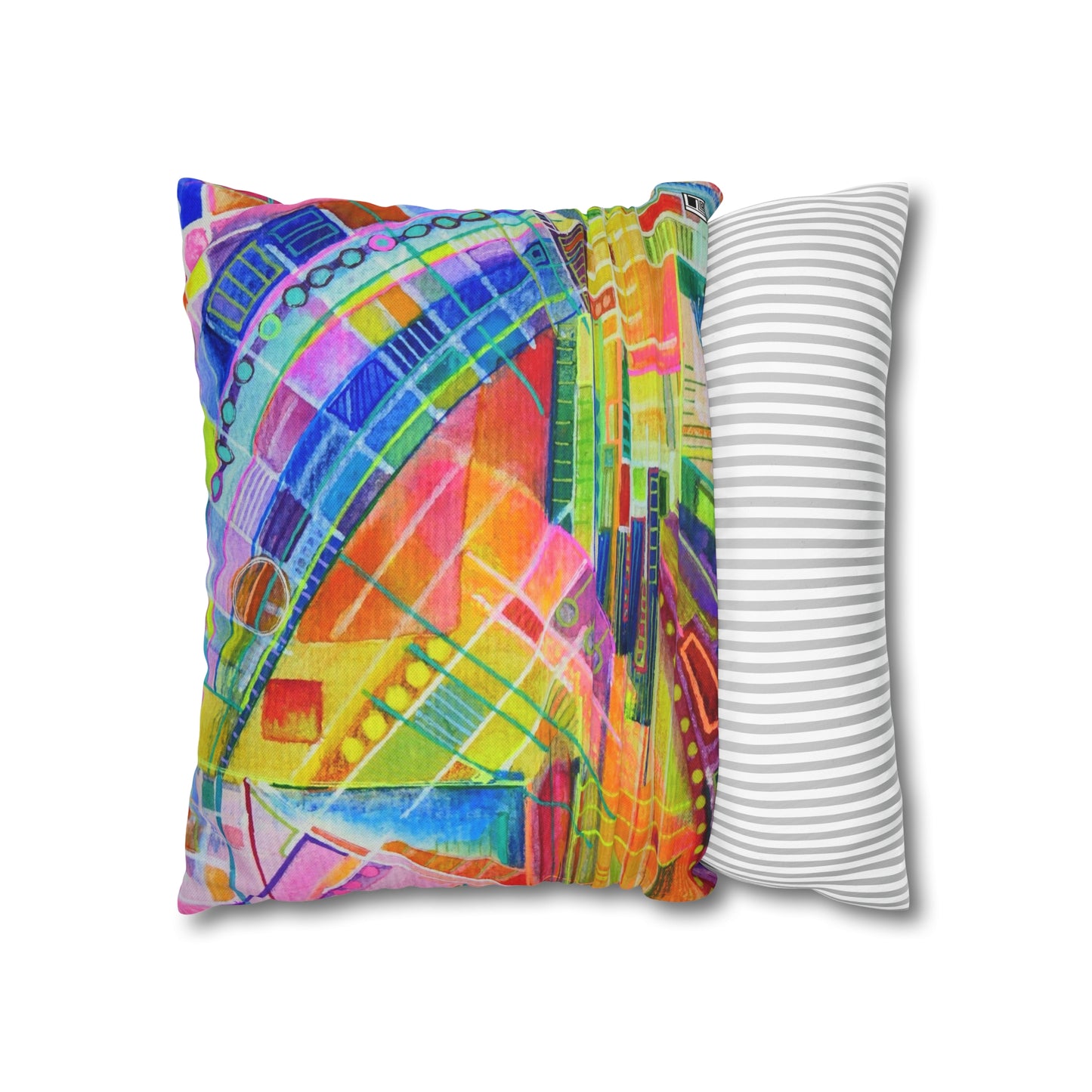 Cushion Pillow Case - No. 234 - Water Colour Abstract