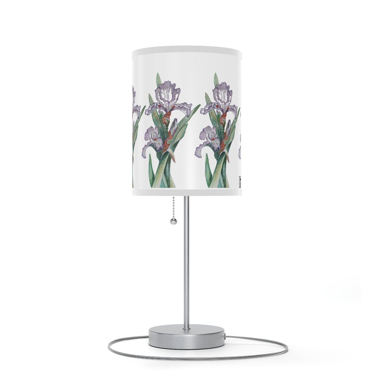 Lamp on a Stand, US|CA plug -  No. 272 - Purple & White Orchid