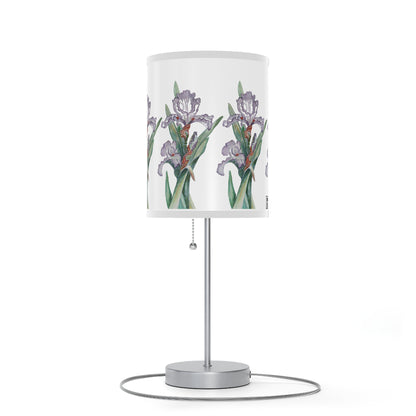 Lamp on a Stand, US|CA plug -  No. 272 - Purple & White Orchid