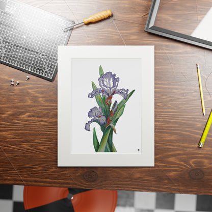 Fine Art Print (Cardboard Frame) - No. 272 - Purple Orchid W