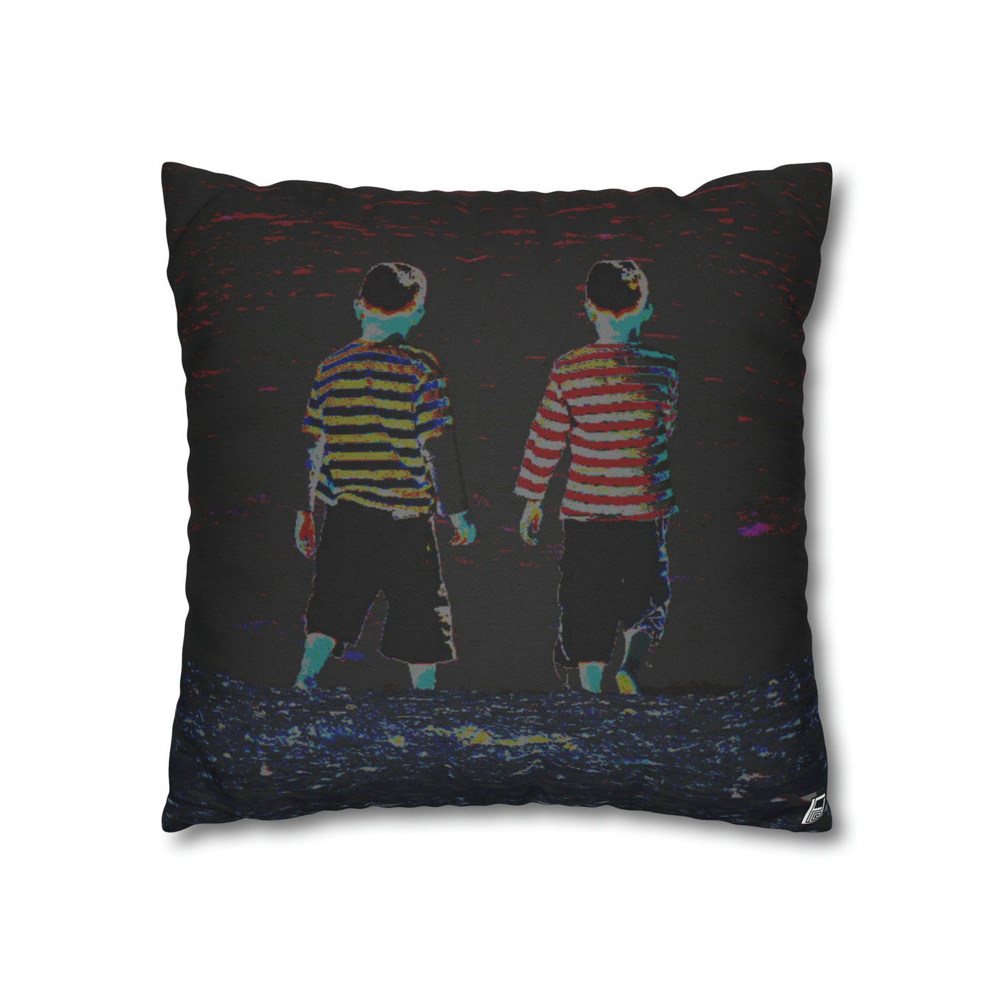 Cushion Pillow Case - No. 206 - 'Two Little Boys'