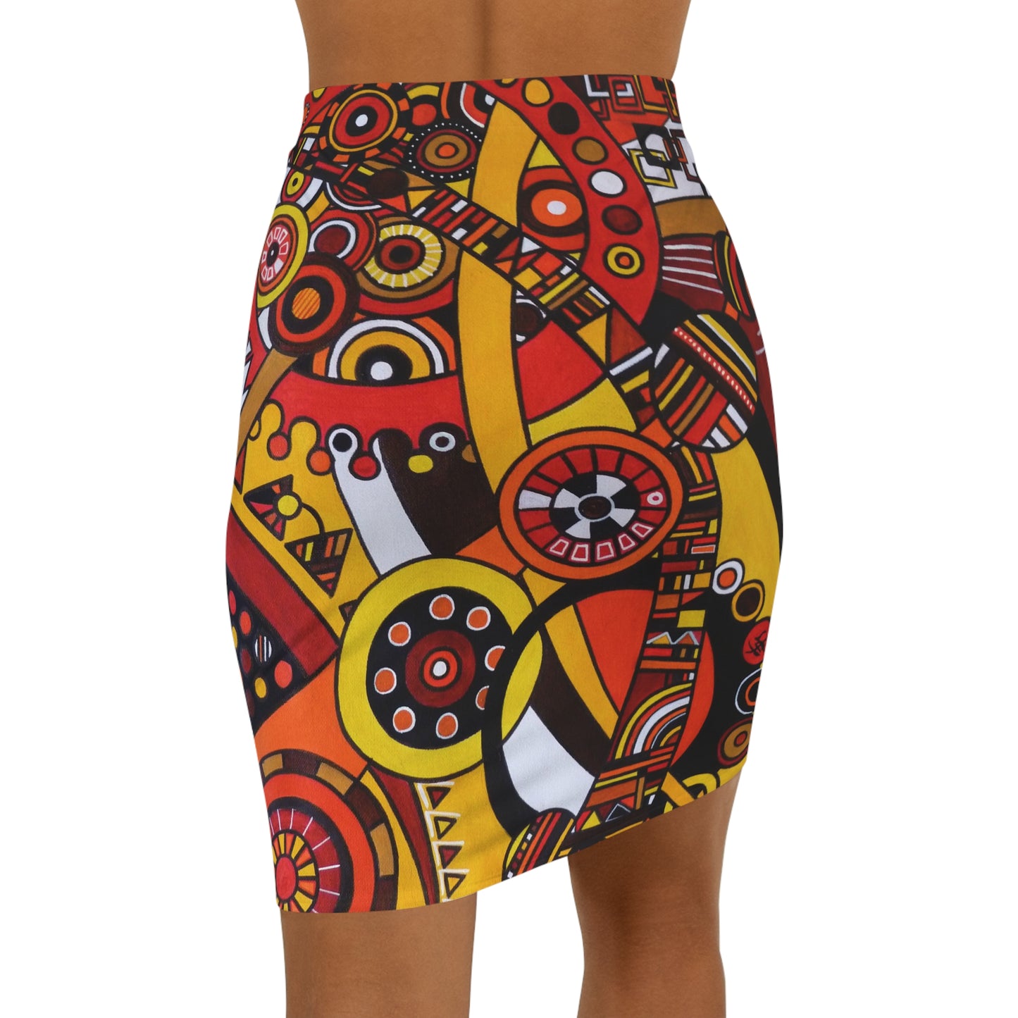 Women's Mini Skirt - No. 222 - 'Clockworks'