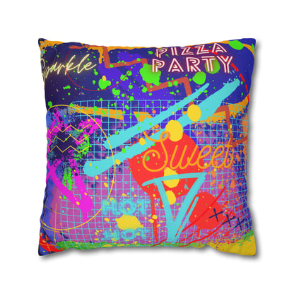 Cushion Pillow Case - No. 232 - 'Pizza Party'