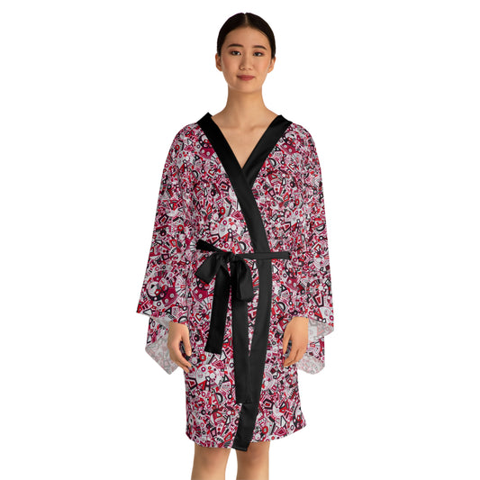 Long Sleeve Kimono Robe - No. 220