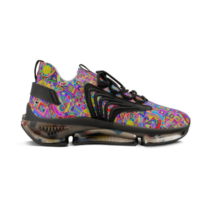 Men's Mesh Sneakers - No. 260 - Multicoloured abstract