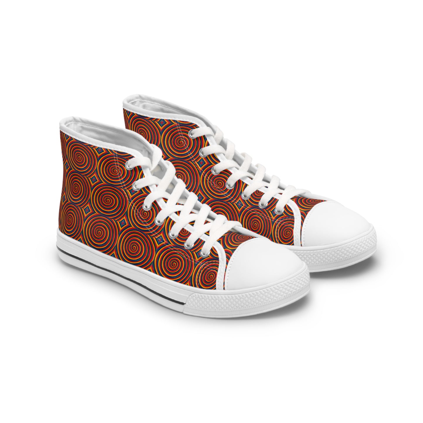 Women's High Top Sneakers, No. 144 -  'Dizzy' - Designed by Irish Artist Fiona de Lacy