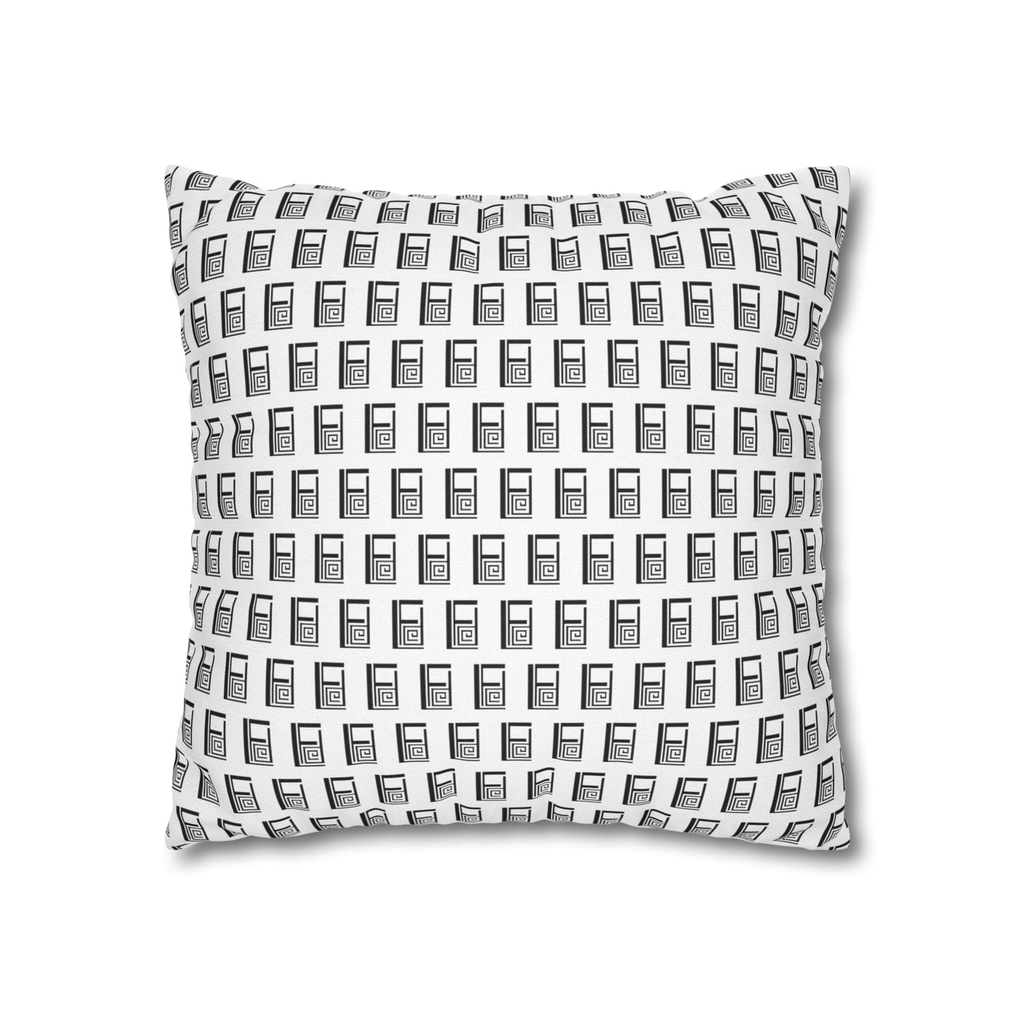 Cushion Pillow Case - No. 000WE - Logo on White