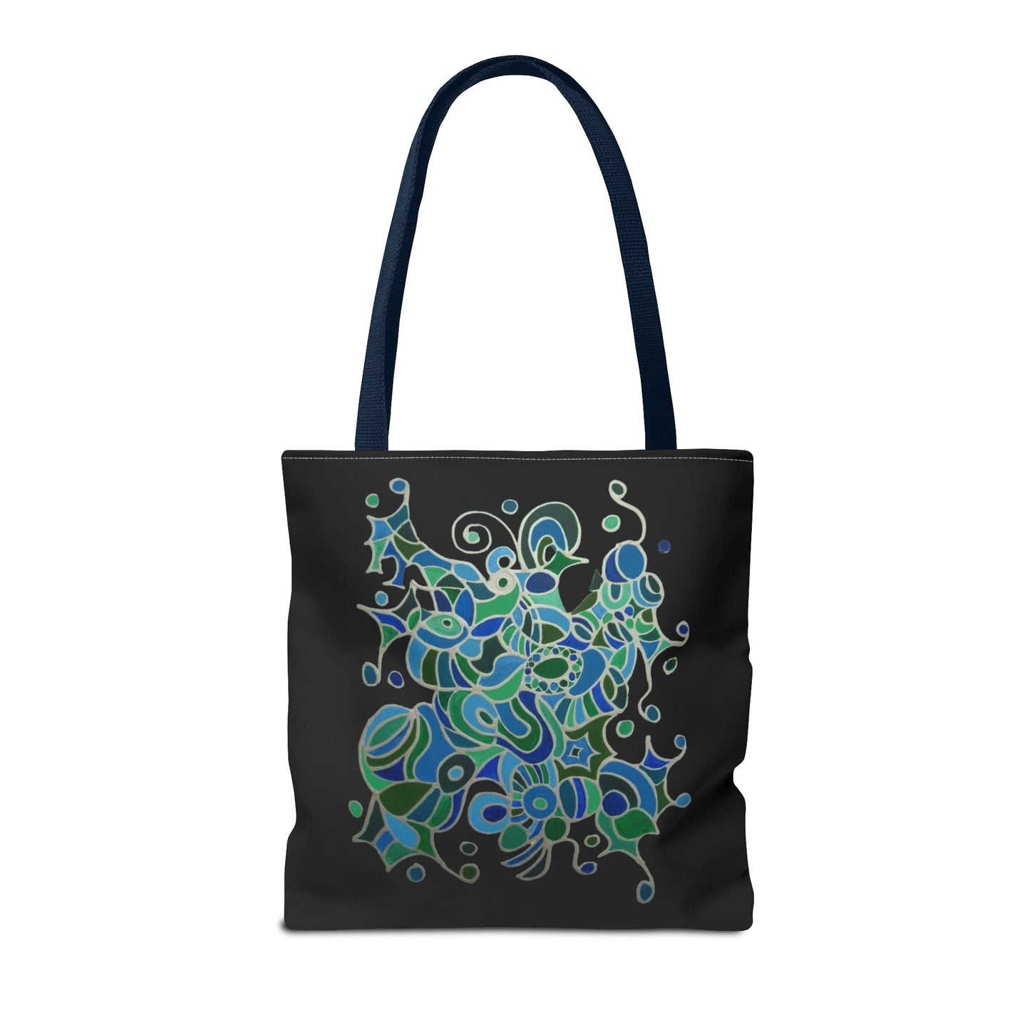 Tote Bag  - No.146 - A 'Bird of Paradise' on Black