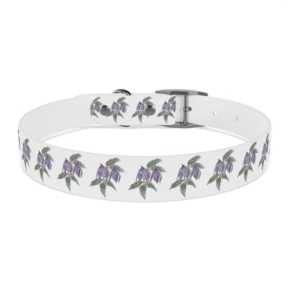 Dog Collar - No. 270 - Purple Drop Flowers