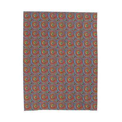 Velveteen Plush Blanket - No. 301 - P/G Swirl