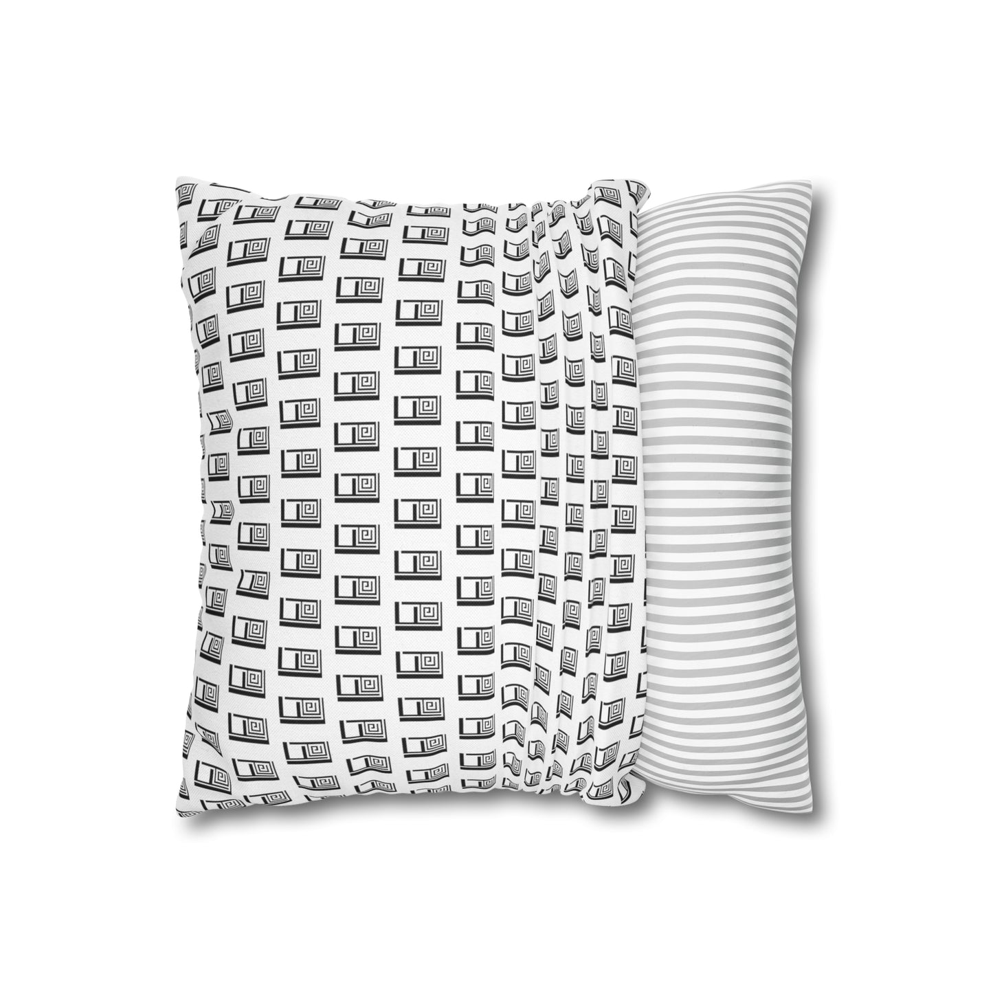 Cushion Pillow Case - No. 000WE - Logo on White