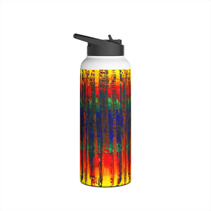 Stainless Steel Water Bottle - No. 138 - Rainbow