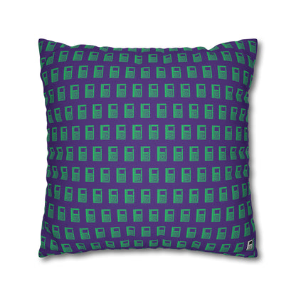 Cushion Pillow Case - No. 000PE - Logo on Purple