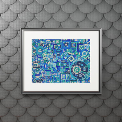 Fine Art Print (Cardboard Frame) - No. 262 - 'Cogs'