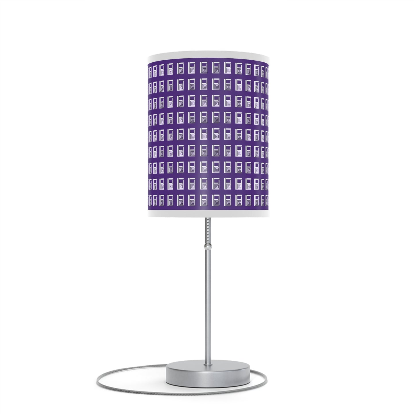 Lamp on a Stand, US|CA plug - No. 000PE - White logo on Purple