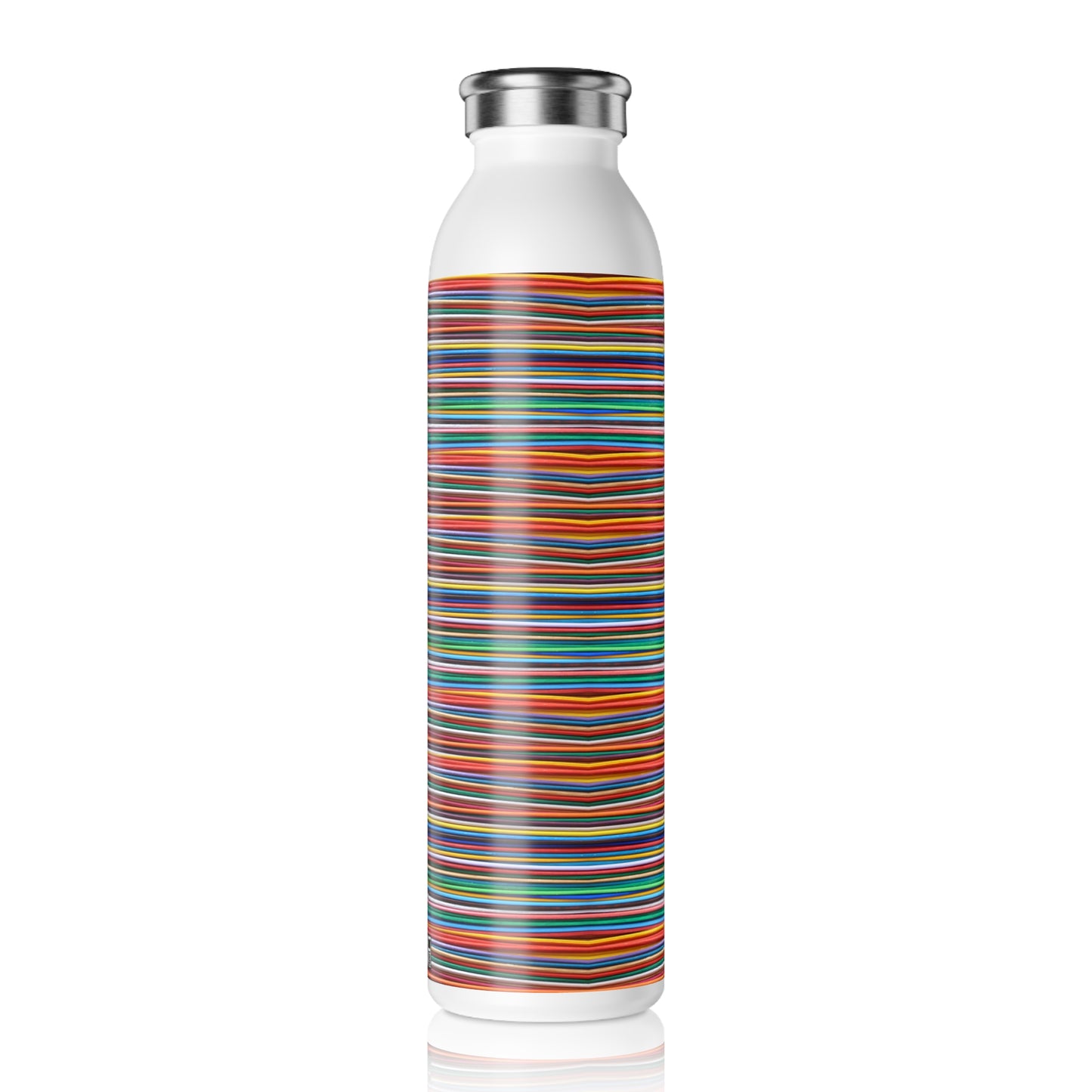 Slim Water Bottle - No. 308 A - 'Pathways'