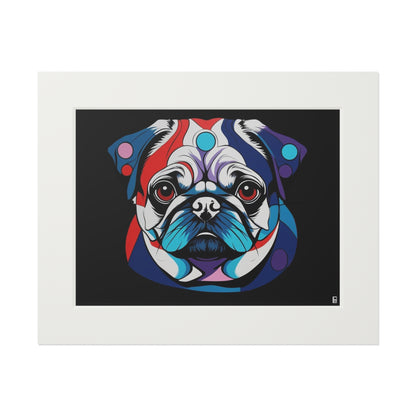 Fine Art Print (Cardboard Frame) - Pug