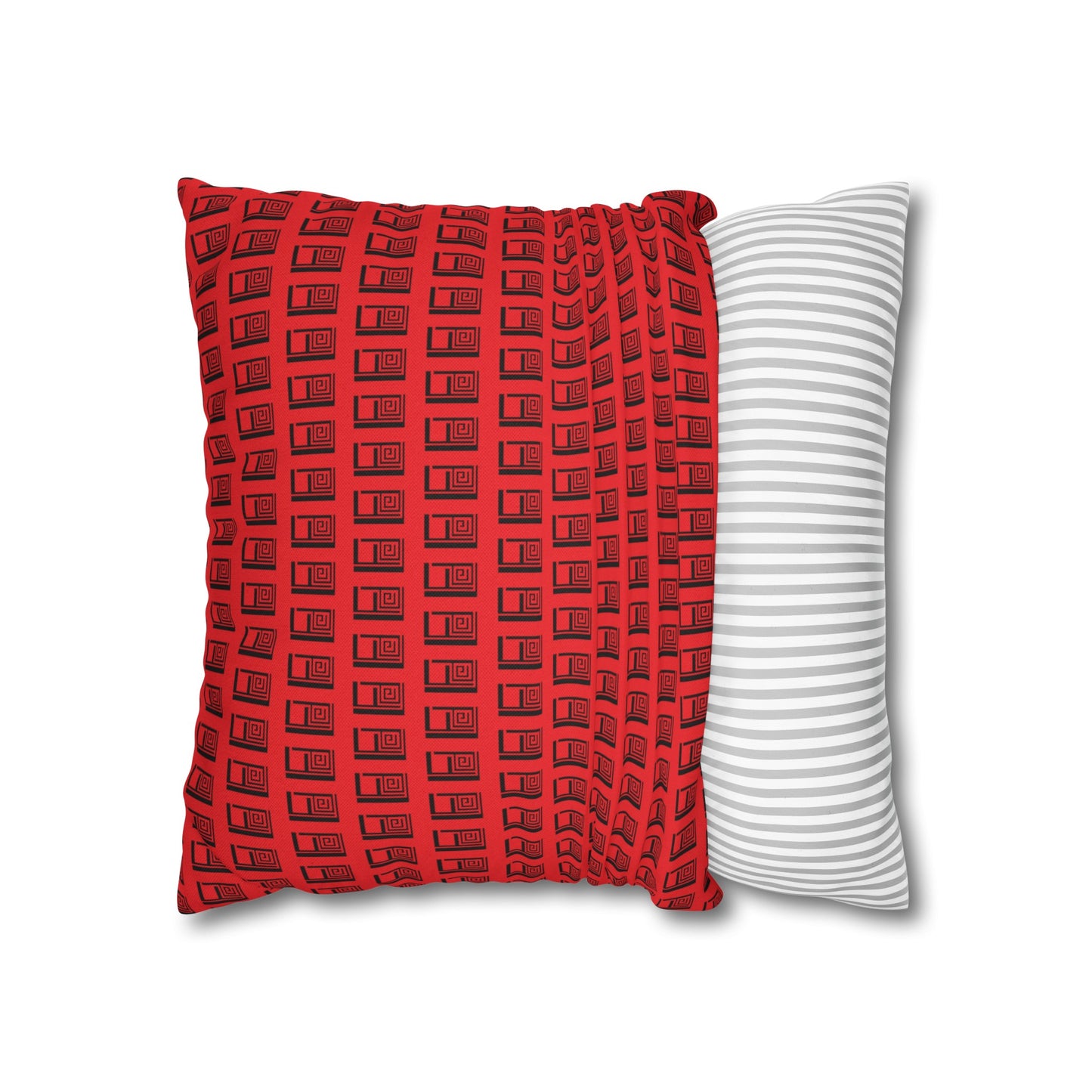 Cushion Pillow Case - No. 000RD - Artists logo on Red