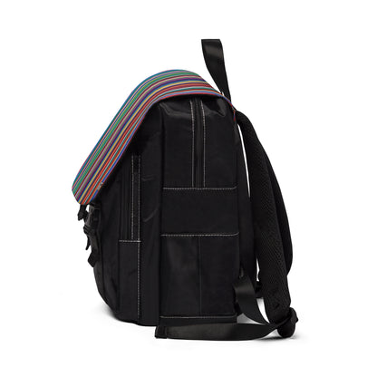 Casual Shoulder Backpack - No. 308 - 'Pathways'