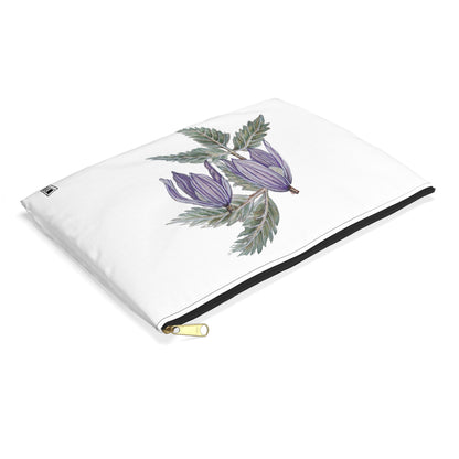 Make Up Bag - No. 270 - Two Purple Drop Flowers