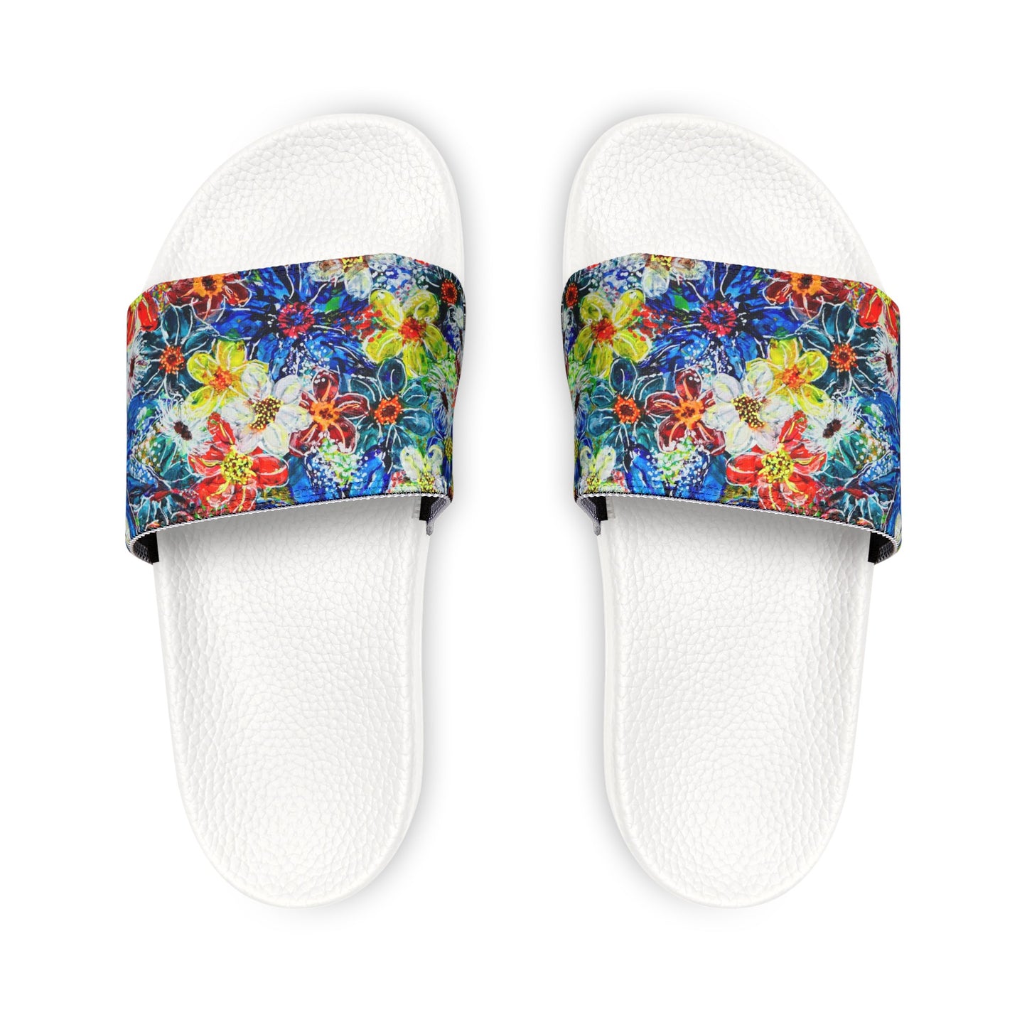 Children's Sliders - No. 242 - Large Blue flowers