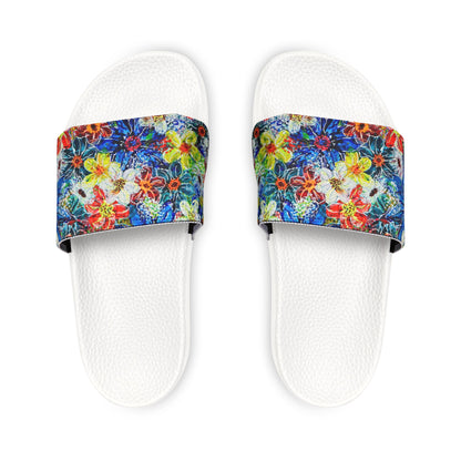 Children's Sliders - No. 242 - Large Blue flowers