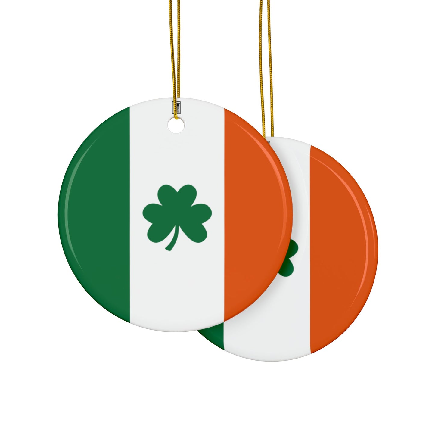 Ceramic Ornament - No. 008 - Shamrock