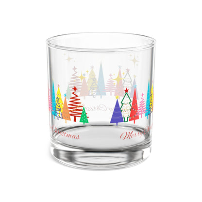 Rocks Glass, 10oz - Merry Christmas