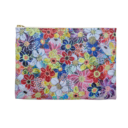 Make Up Bag - No. 241 - Flowers on Pink