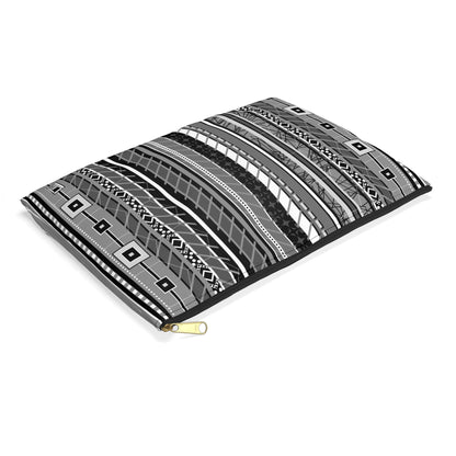 Make Up Bag - No. 298 - Black & White Stripe