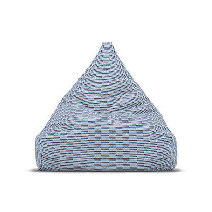 Bean Bag Chair Cover - No 140 - 'Thin Blue Line' Pattern