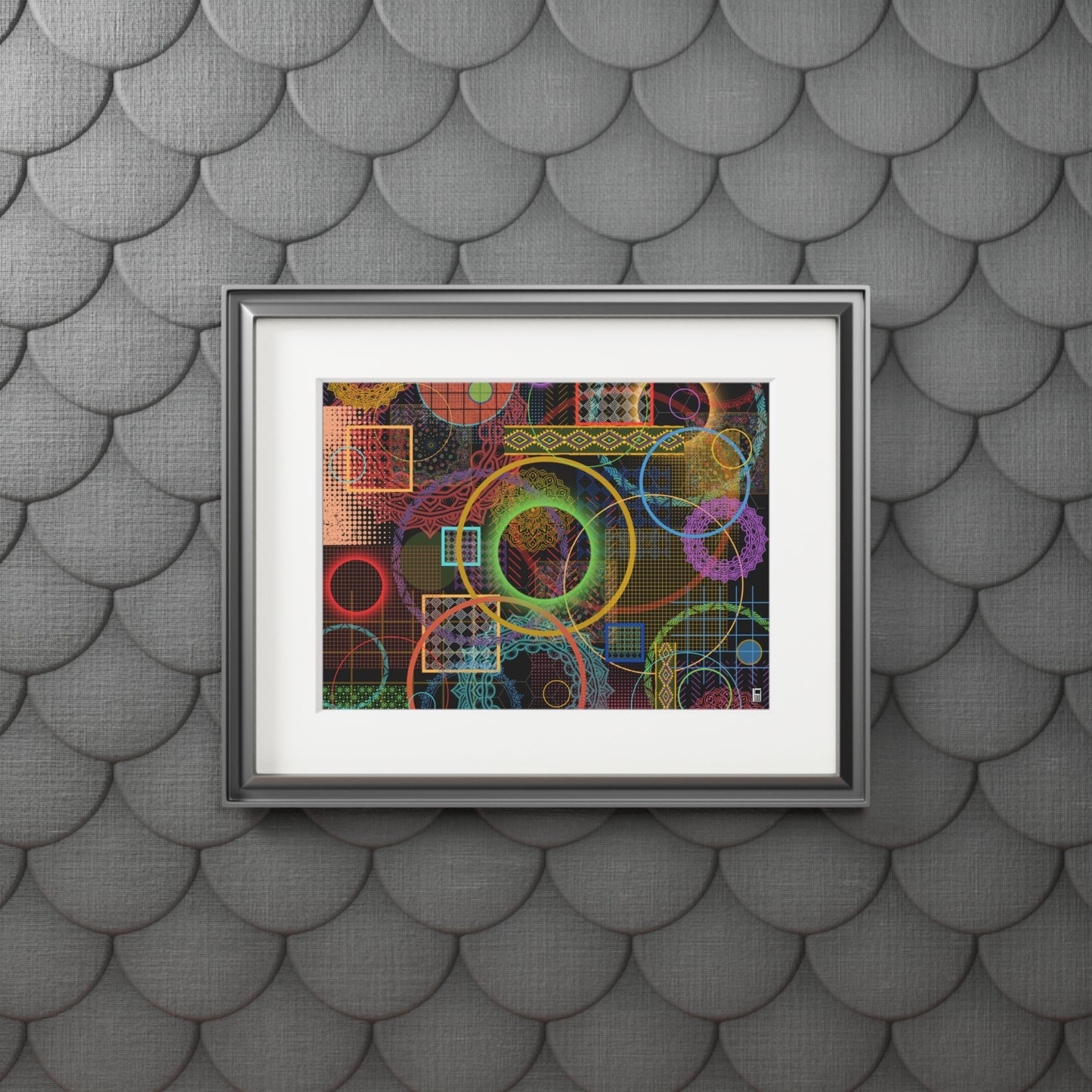 Fine Art Print (Cardboard Frame) - No. 299 - Rings