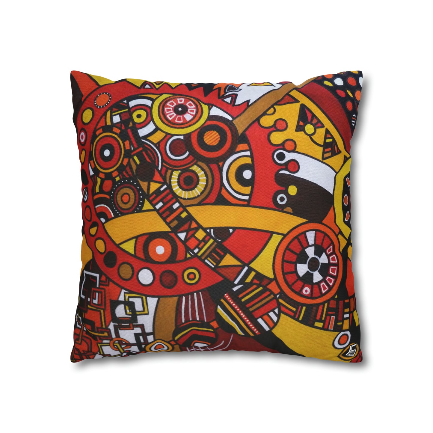 Cushion Pillow Case - No. 222 - 'Clockworks'