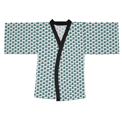 Long Sleeve Kimono Robe - No. 146 - 'Bird of Paradise'