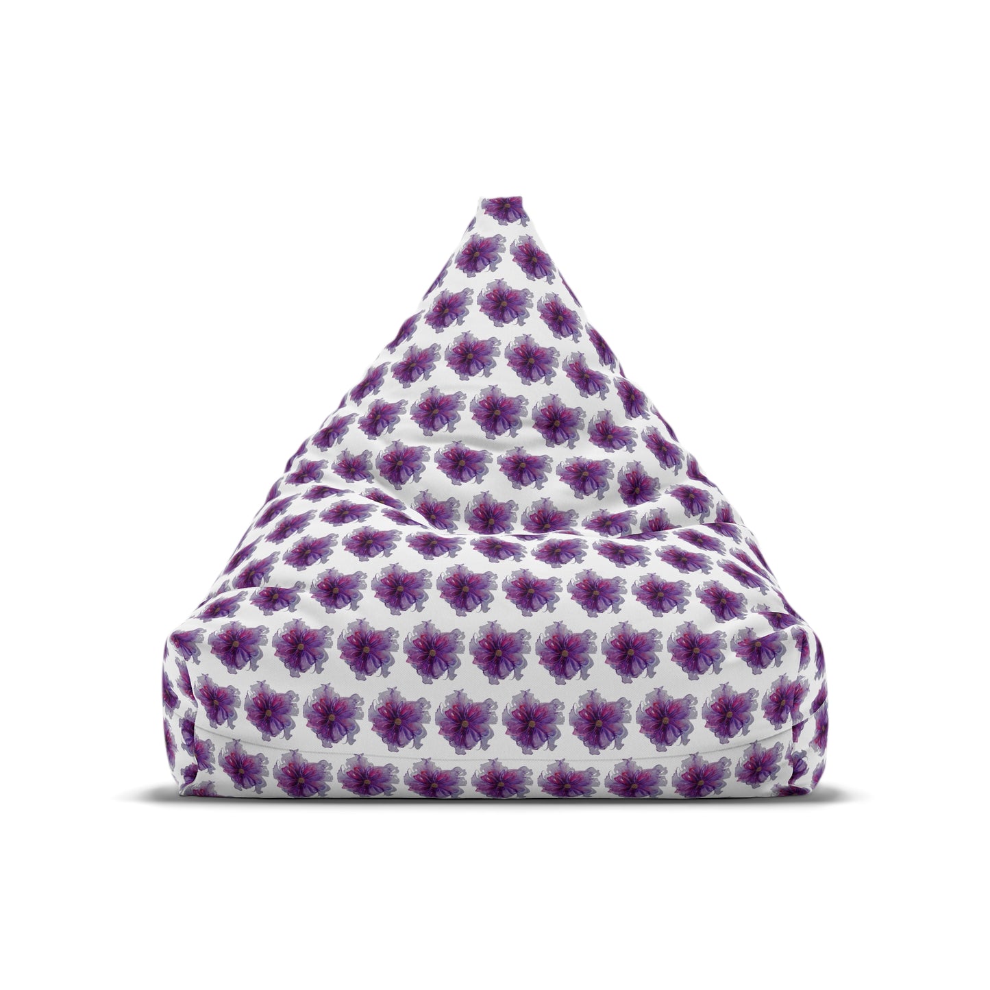 Bean Bag Chair Cover - No. 269 - Pink/Purple Flower