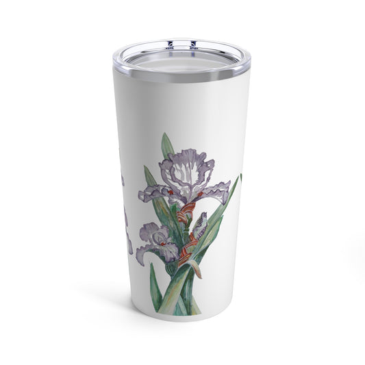 Tumbler 20oz - No.  272 Purple Orchid - By Irish Artist Fiona de Lacy