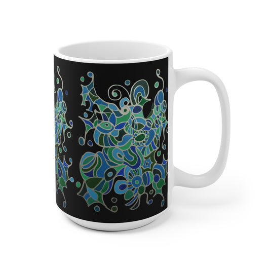 Ceramic Mug - 146 BK - Bird of Paradise