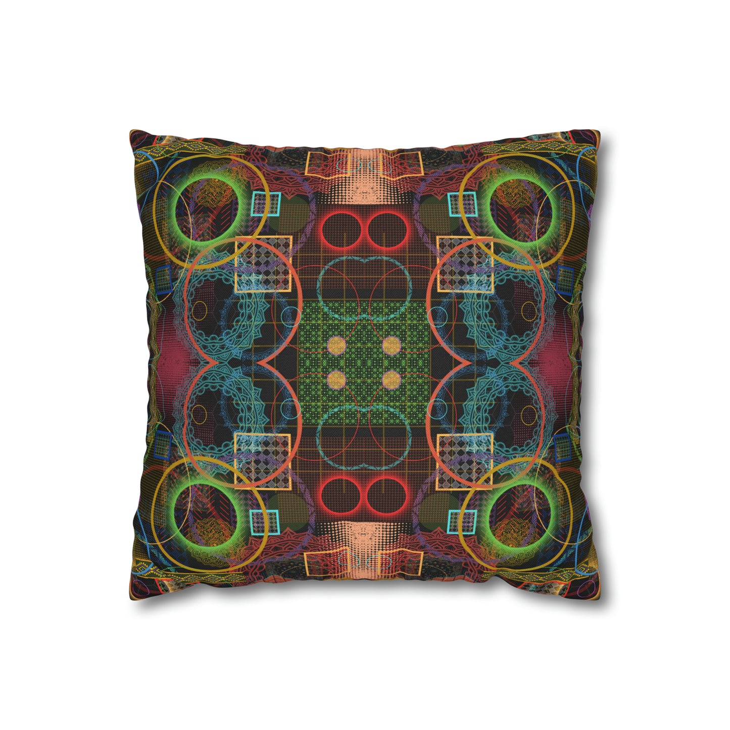 Cushion Pillow Case - No. 299 A - Multicolour Abstract