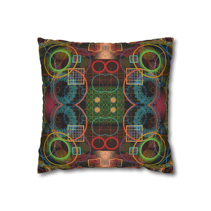 Cushion Pillow Case - No. 299 A - Multicolour Abstract