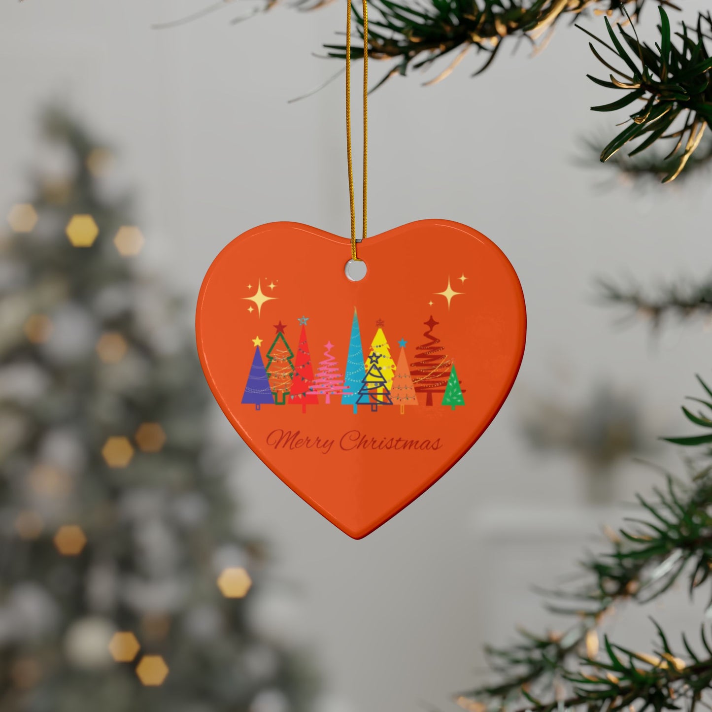 Ceramic Ornament - Merry Christmas O