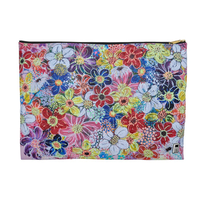 Make Up Bag - No. 241 - Flowers on Pink