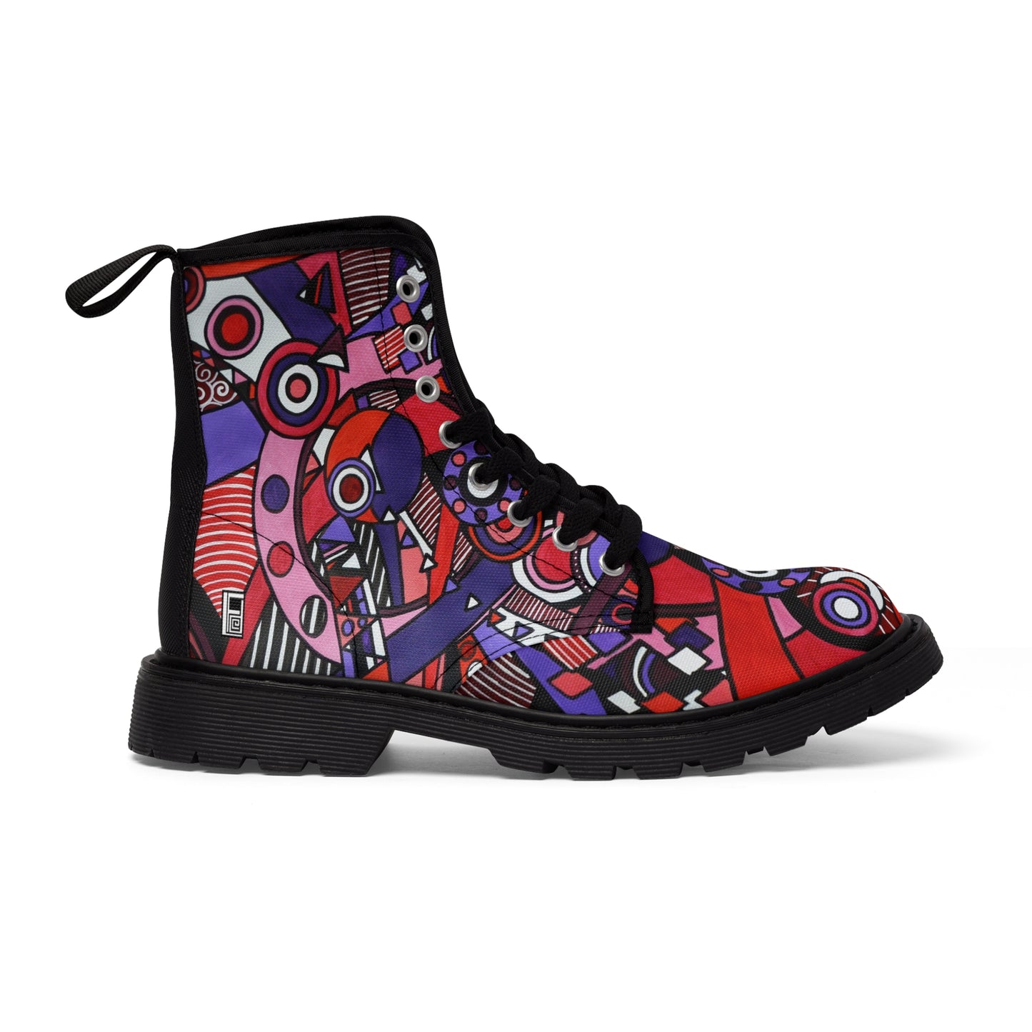 Women's Canvas Boots -  No. 220 - 'Connections'