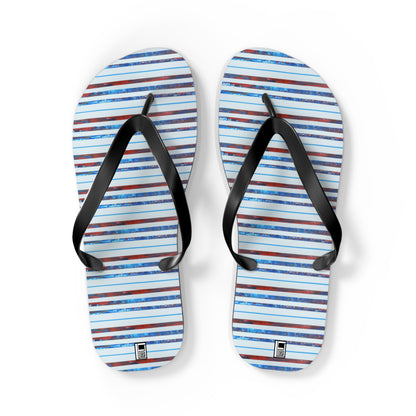 Men's Flip Flops - No. 140 - Thin Blue Line